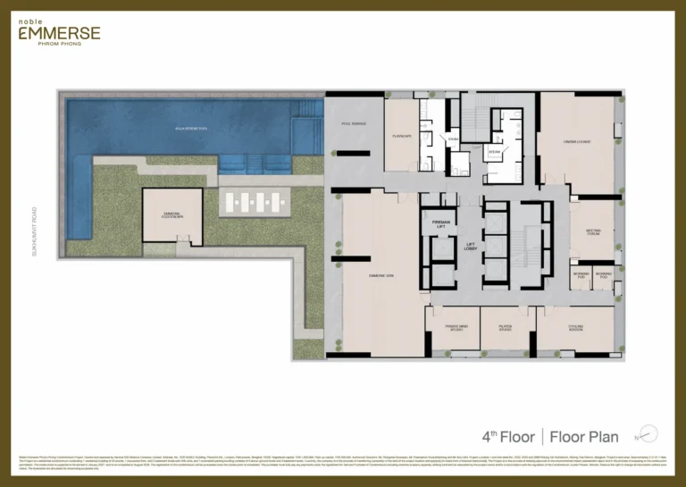 Noble Emmerse Phrom Phong Master Site Plan Layout