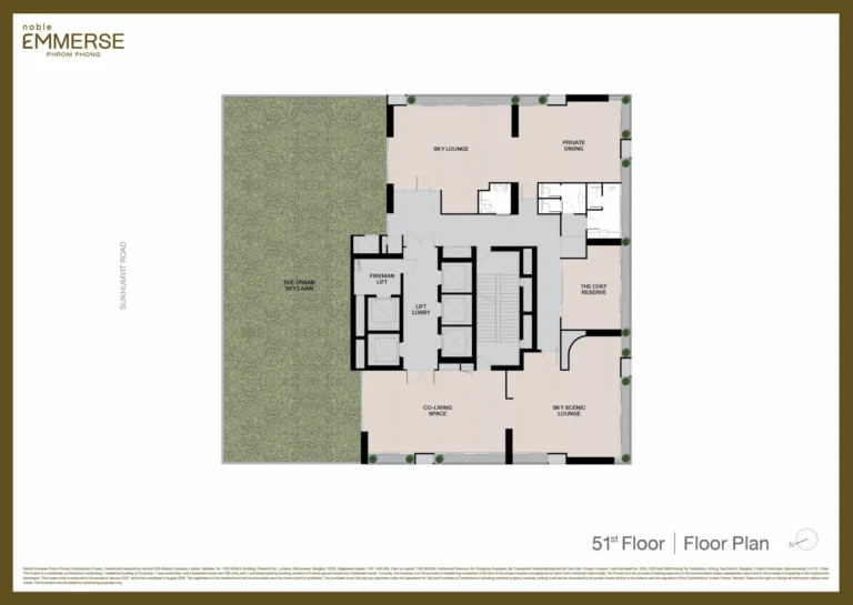 Noble Emmerse Phrom Phong Master Site Plan Layout