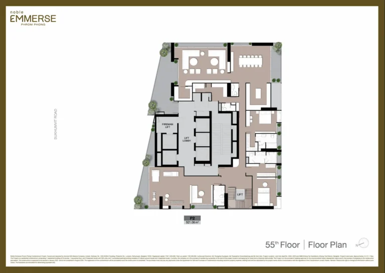 Noble Emmerse Phrom Phong Master Site Plan Layout