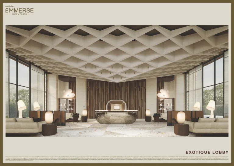 Noble Emmerse Phrom Phong Exotique Lobby Interior Render