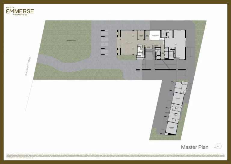 Noble Emmerse Phrom Phong Master Site Plan Layout