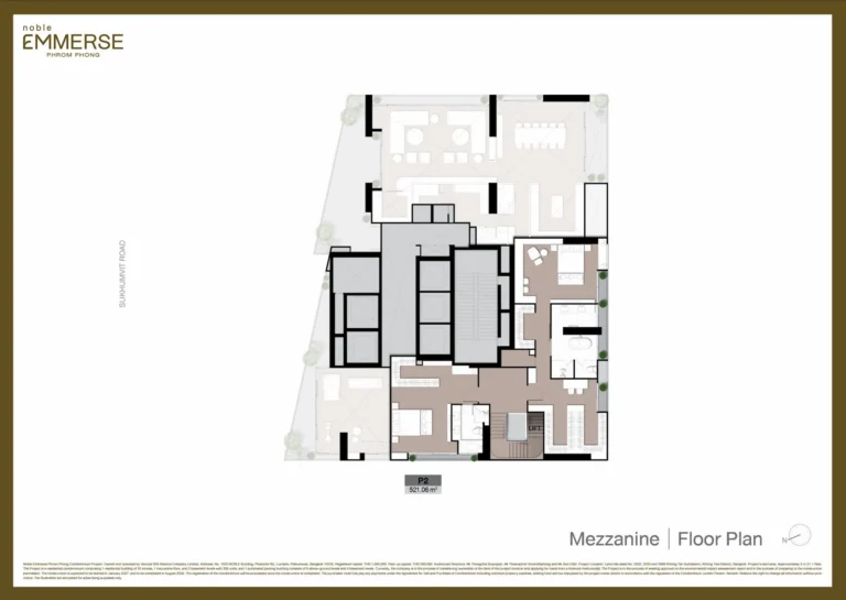 Noble Emmerse Phrom Phong Master Site Plan Layout